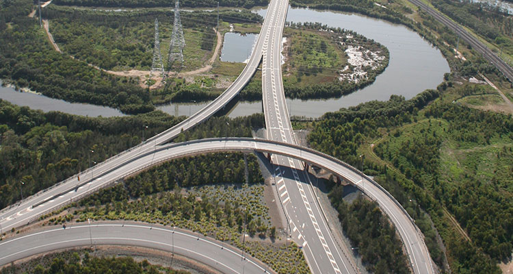 Freeway overpass