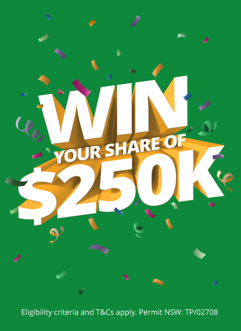11,000 prizes. Over 2,000 to win each week!