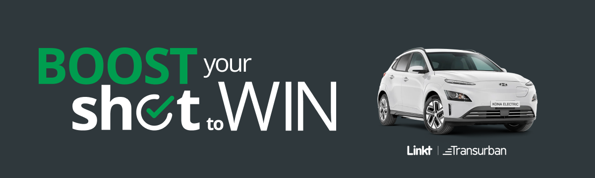 First prize winner of the Your Shot to Win competition with his new Hyundai Kona EV.