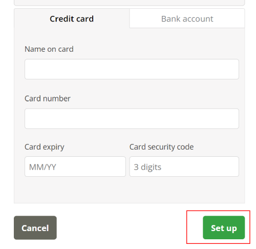 updating payment details